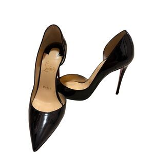 Christian Louboutin Black Glossy Heels